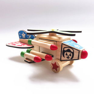 Wooden Toy Car Model Fire Truck Engineering Vehicle Excavator Model Wooden Car Kidsren's Toys Crafts Ornaments