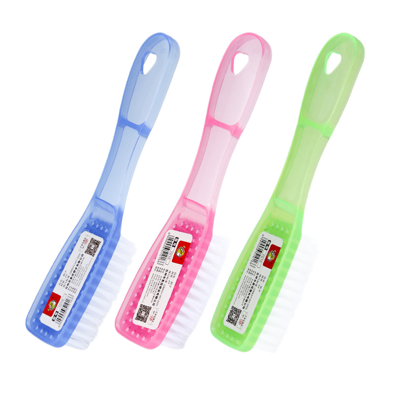 Limpieza del hogar cepillo de lavandería de plástico de color no puede colgar zapatos cepillo de zapatos multifuncional cepillo de cerdas suaves de alta densidad