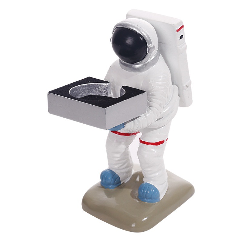 Reloj inalámbrico cargador soporte creativo astronauta iwatch base de carga almacenamiento rack titular