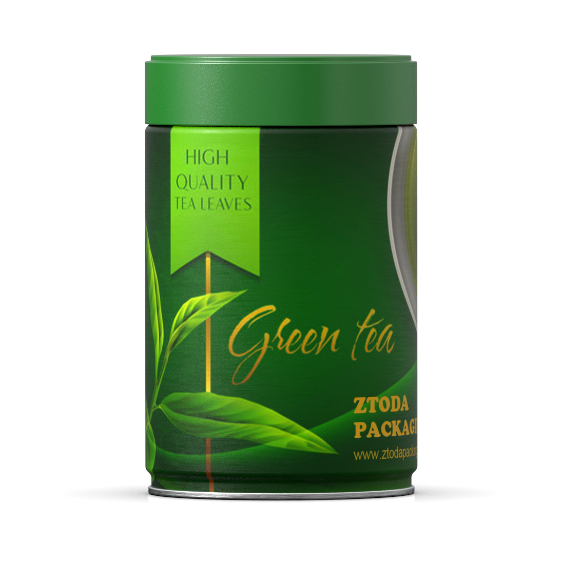 Lata de té verde Longjing con tapa fácil de abrir, lata de té con tapa de rosca sellada a prueba de humedad, lata de té Tieguanyin de 250g