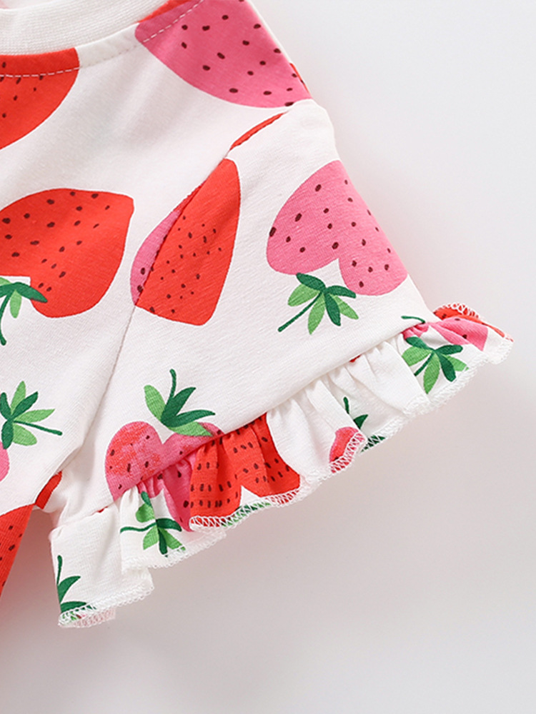 Vestido de niña malwee verano nuevo estilo europeo y americano niños pequeños y medianos cuello redondo manga corta princesa vestido de niños estilo occidental