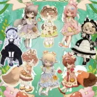 Блайнд-бокс кукла Bonnie Bonni Rabbit Sweetheart Party Series — коллекционные BJD-фигурки, случайный 1/6 набор