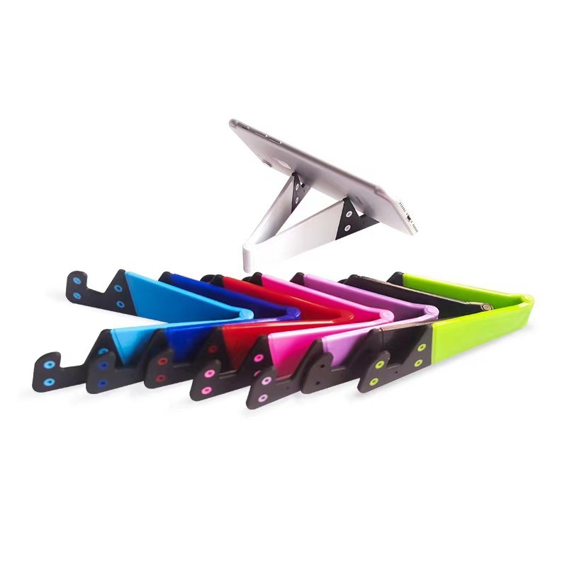 soporte de teléfono móvil tablet V-shaped tablero de escritorio soporte plegable perezoso mini soporte de teléfono móvil portátil