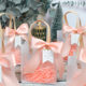 Christmas gift bag transparent hand gift high bridesmaid gift packaging box children's birthday PVC tote bag