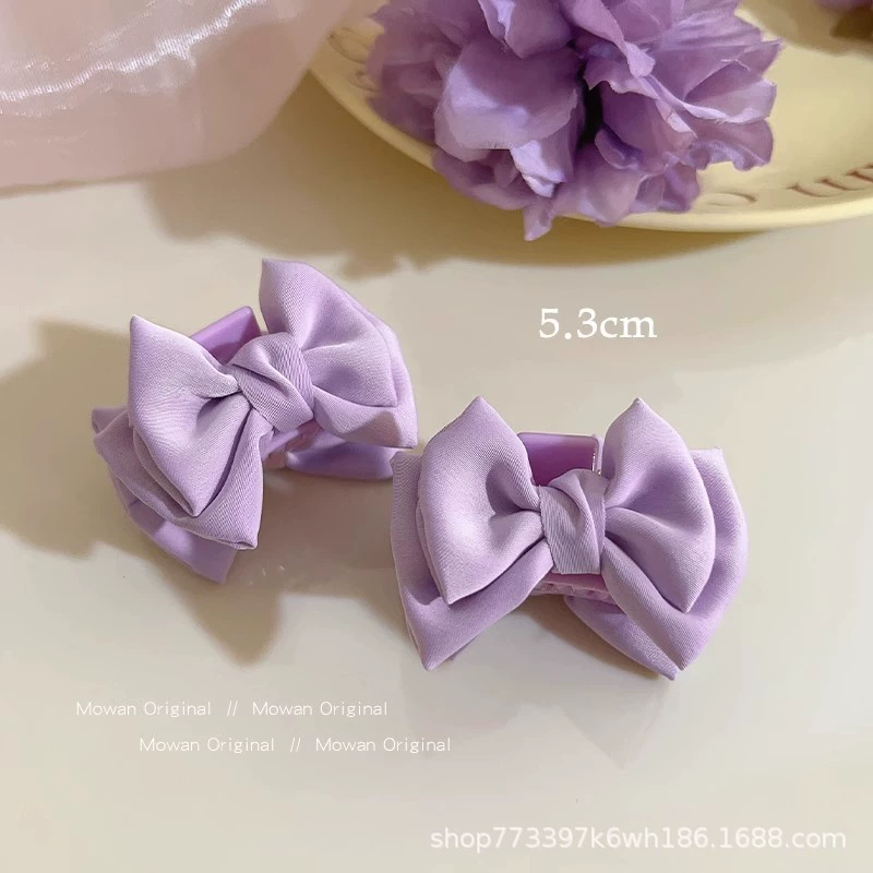 hair bow clip — милый краб-стиль клешенка для девочек, маленькая принцесса аксессуар для челки, многоцветный