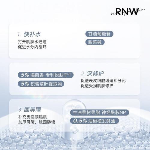 rnw small silver tube essence mask hydrating and moisturizing smear-type soothing oil control stay up late repair men and women Ruwei mud mask