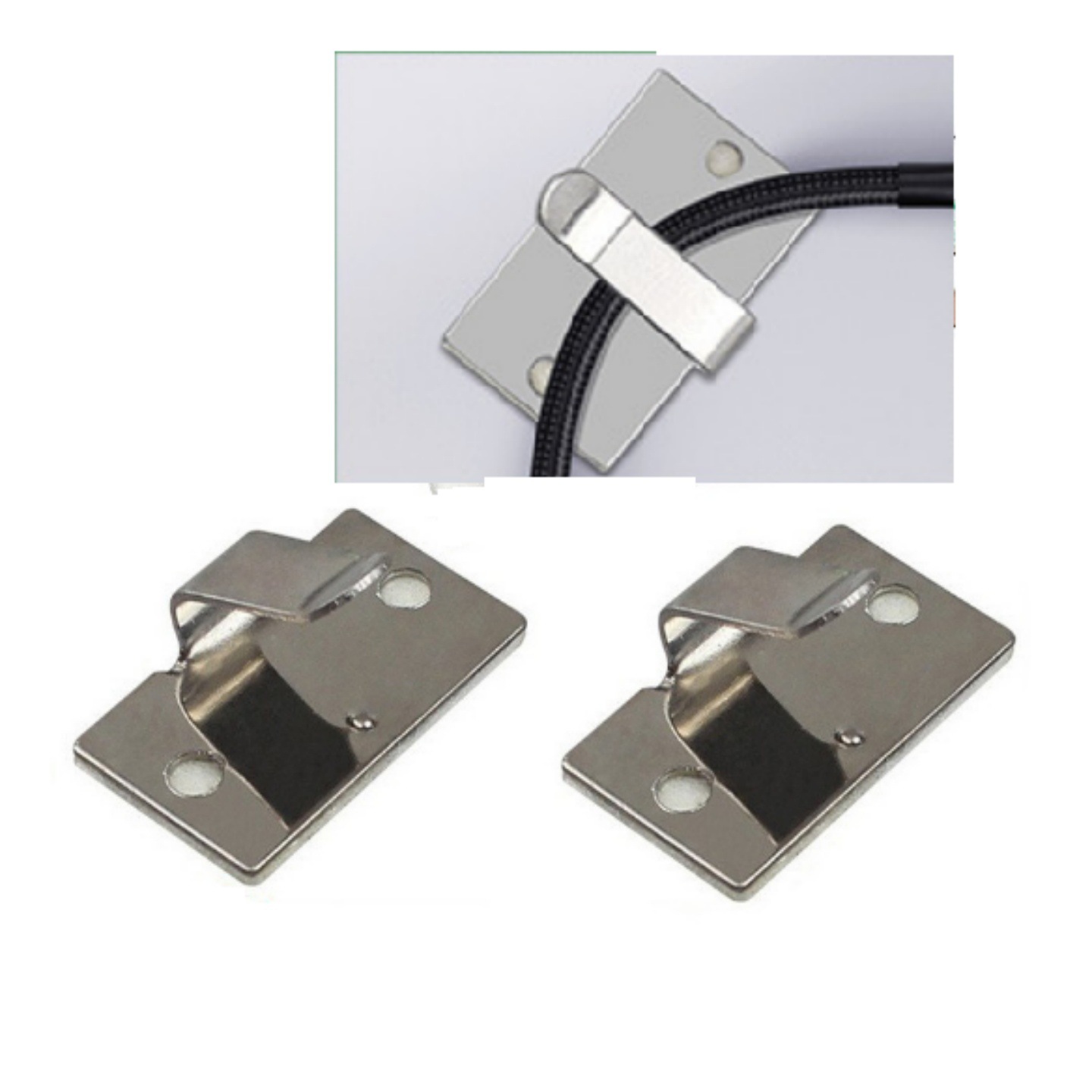 金属固定夹 粘式固定夹电线固定夹金属布线扣卡MWC-15/25理线器