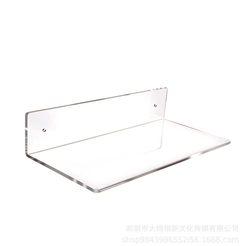 アクリル L 字型 U 字型収納ラックパンチフリー壁収納ラックバスルームバスルームキッチンディスプレイラック|undefined