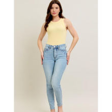 G 73866LHigh-waisted slim skinny jeans ��������С�ſ㱬