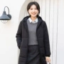 连帽保暖修身冬季棉服
