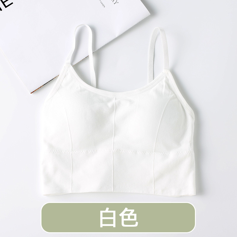 646 celebridad de internet popular grande U belleza espalda camisola almohadilla en el pecho de las mujeres anti-exposición desgaste exterior sujetador tubo superior mujeres