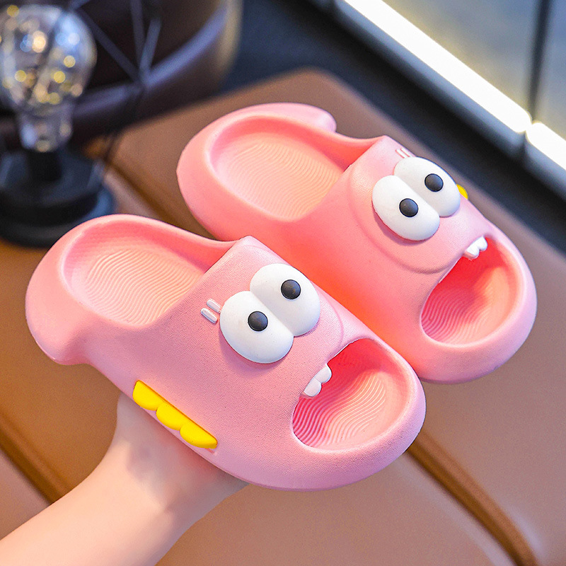 Nuevas zapatillas para niños antideslizantes para niñas Súper suaves para el hogar lindas de dibujos animados para niñas bebés sandalias para niños verano