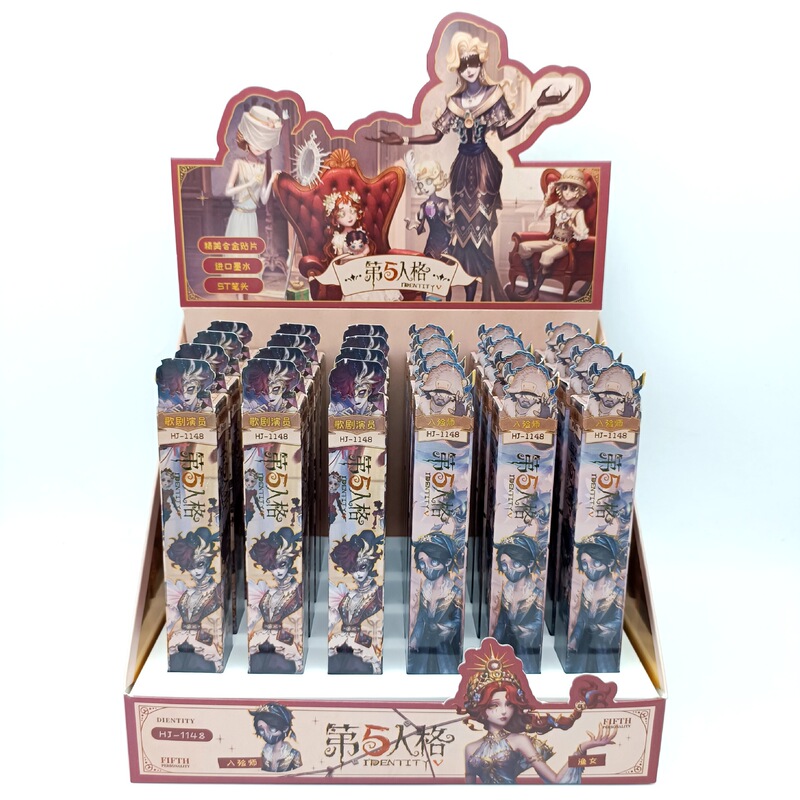 新品HJ-1158ピカチュウブラインドボックスペンアニメ高颜値精霊ポケモン合金パッチ中性ペン|undefined