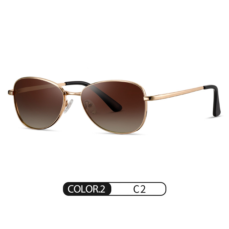 Spot wholesale gafas de sol de metal S15110 nuevos hombres gafas de sol de venta caliente transfronterizas gafas de sol polarizadas al aire libre