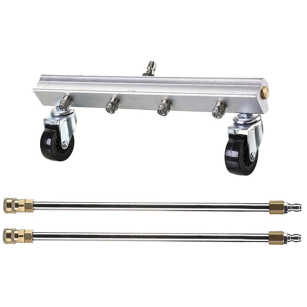 跨境批发高压万向轮洗地机洗地器 洗地盘 洗车底盘喷头路面洗地刷