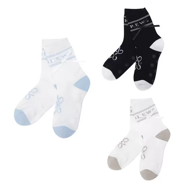 24 New Korean Golf Women's Outdoor Sports Football Socks Casual Breathable Mid-Calf Socks Fashionable Printed Socks