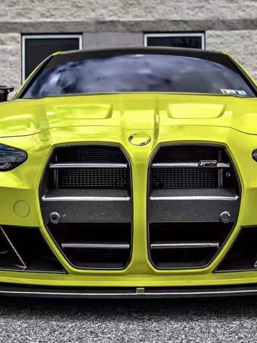 Suitable for Bmw G80 G82 Modified Csl Model V Model St Model Dry Carbon Fiber Front Bumper Air Intake Grille