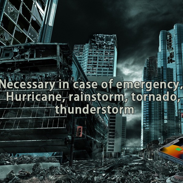 5000mAh aventura al aire libre camping multifuncional Luz de camping manivela energía solar carga tesoro radio