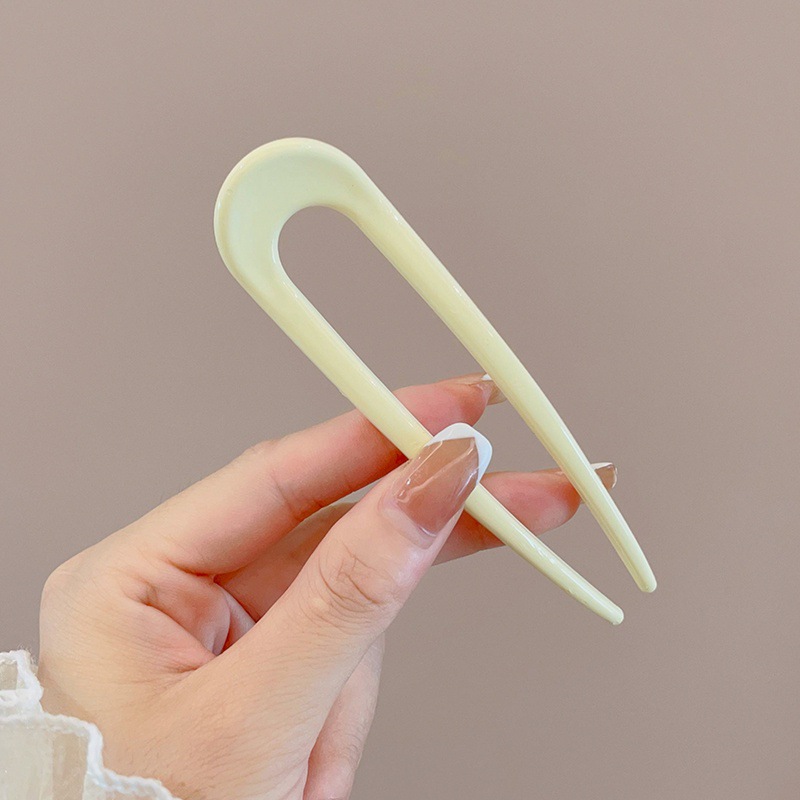 Horquilla en forma de U de alta calidad para mujer, horquilla para el cabello de todo fósforo diaria, horquilla para el cabello de la moda coreana, tocado, accesorios para el cabello con peine