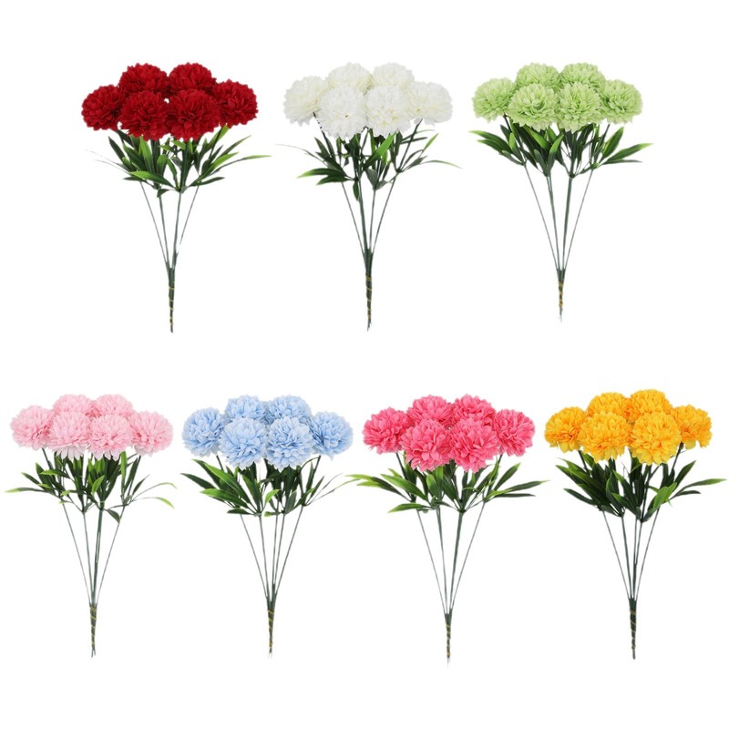 家居装饰花婚庆仿真花蒲公英风信子塑料花布景假花绣球花乒乓球菊|undefined