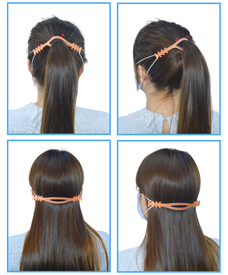 口罩创意防勒耳防勒耳护耳套 女款女士女孩 口罩挂扣 液汰级硅胶