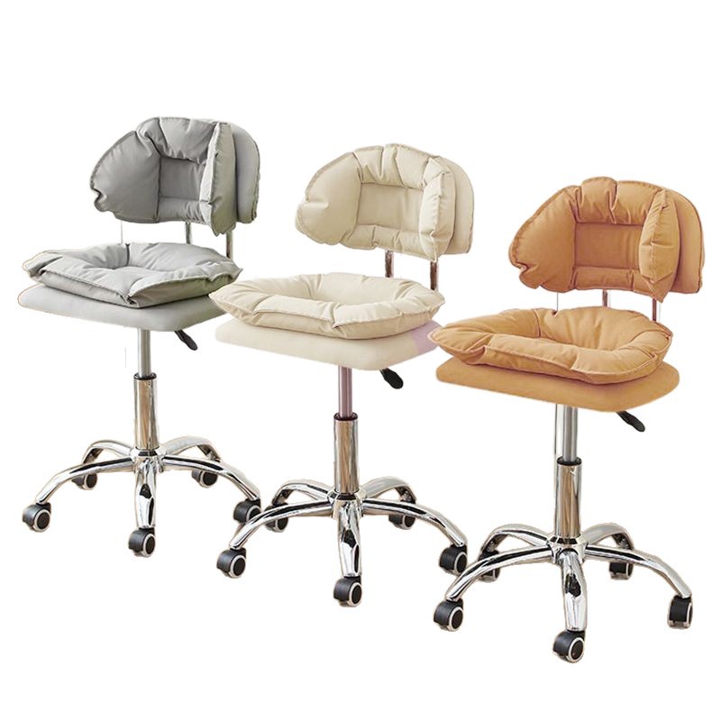 Silla de bar, silla de respaldo, silla de bar giratoria, silla de nube, salón de belleza, taburetes elevables, asiento de dormitorio, asiento de lujo ligero