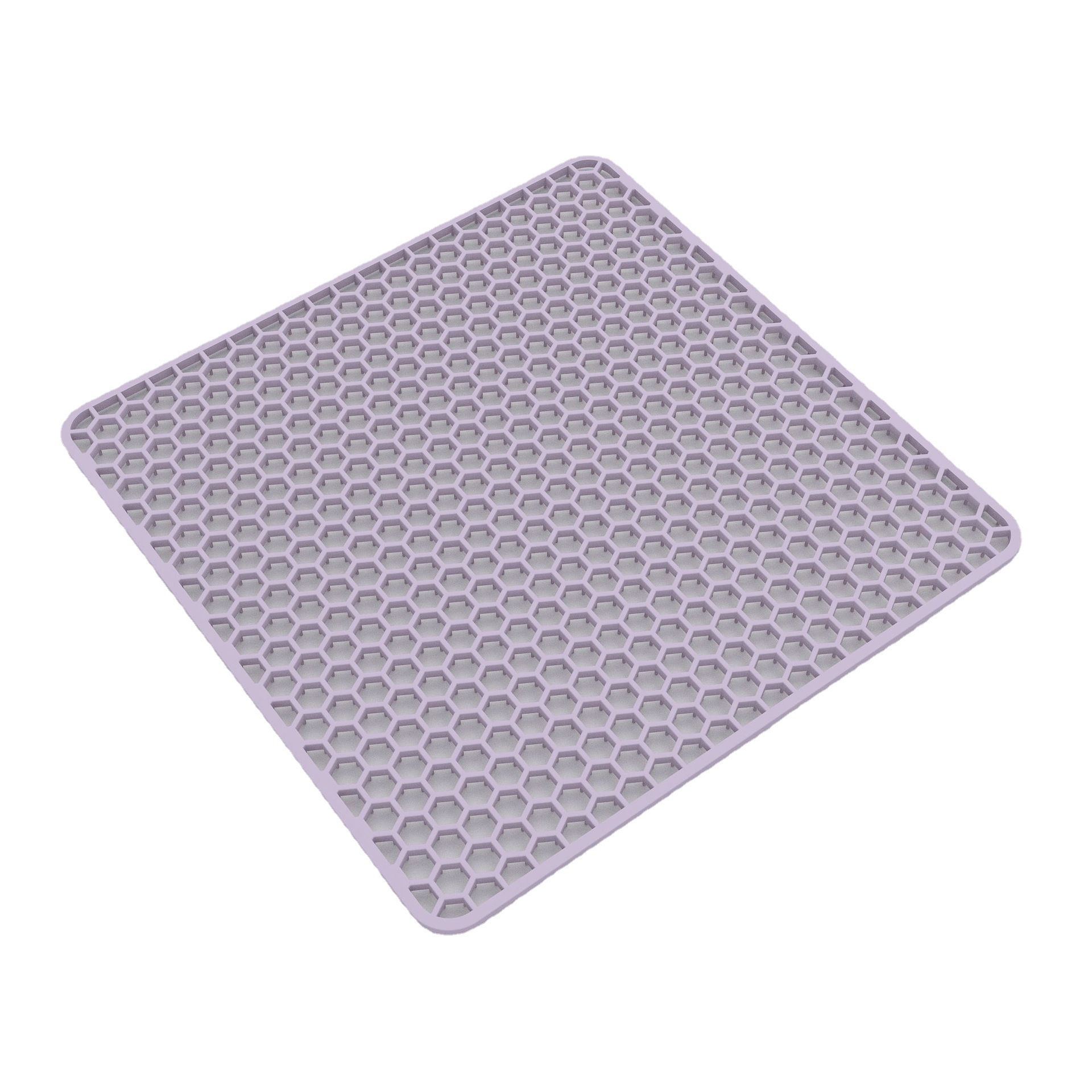 Estera de drenaje de aislamiento de silicona engrosada antideslizante fregadero de cocina protección inferior estera de silicona estera de filtro hueco