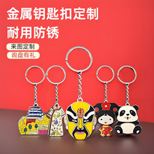金属钥匙扣定制厂家直供卡通创意礼品文创锌合金挂件扣文创礼品