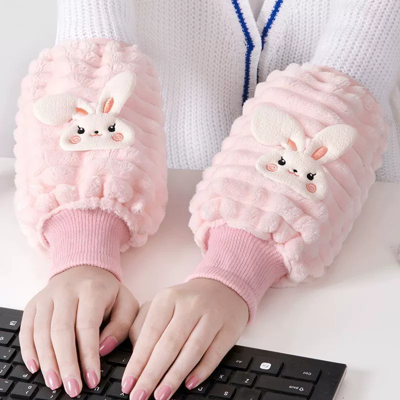 Женские рукава Корейская версия Luokou мультфильм теплый осенью и зимой