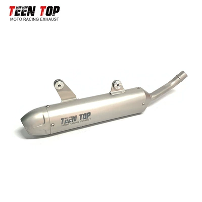Suitable for Yamaha YZ125 Motorcycle exhaust pipe - stainless-steel-middle-tailpiece