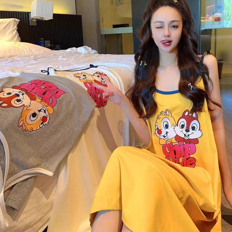 Cartoon Grey Cat Cute Short sleeved 2023 Spring and Autumn Season New Internet Celebrity Instagram New Pajamas Women's Home Furnishings