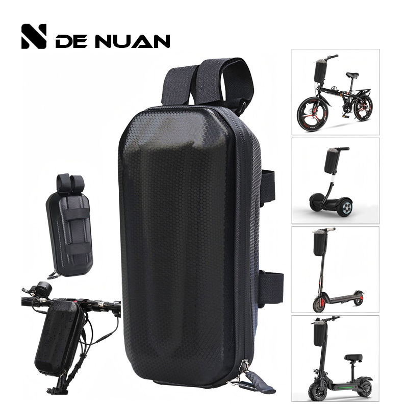 Cycling Equipment EVA Hard Shell Mountain Bike Handlebar Bag Folding Electric Car Driving Bag Waterproof Bicycle Bag