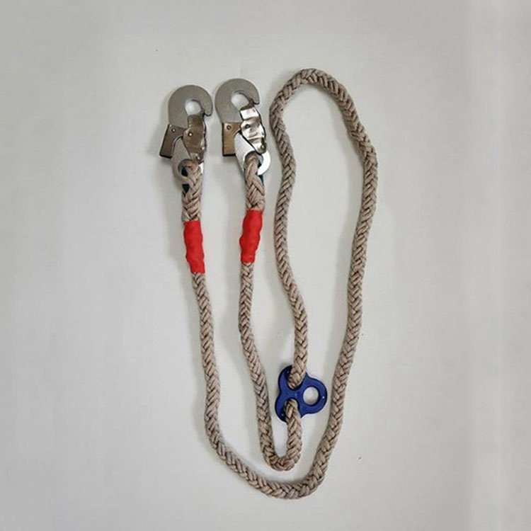 高空作业防坠落保险带电力蚕丝后背保护绳防潮绝缘二道保护绳安容