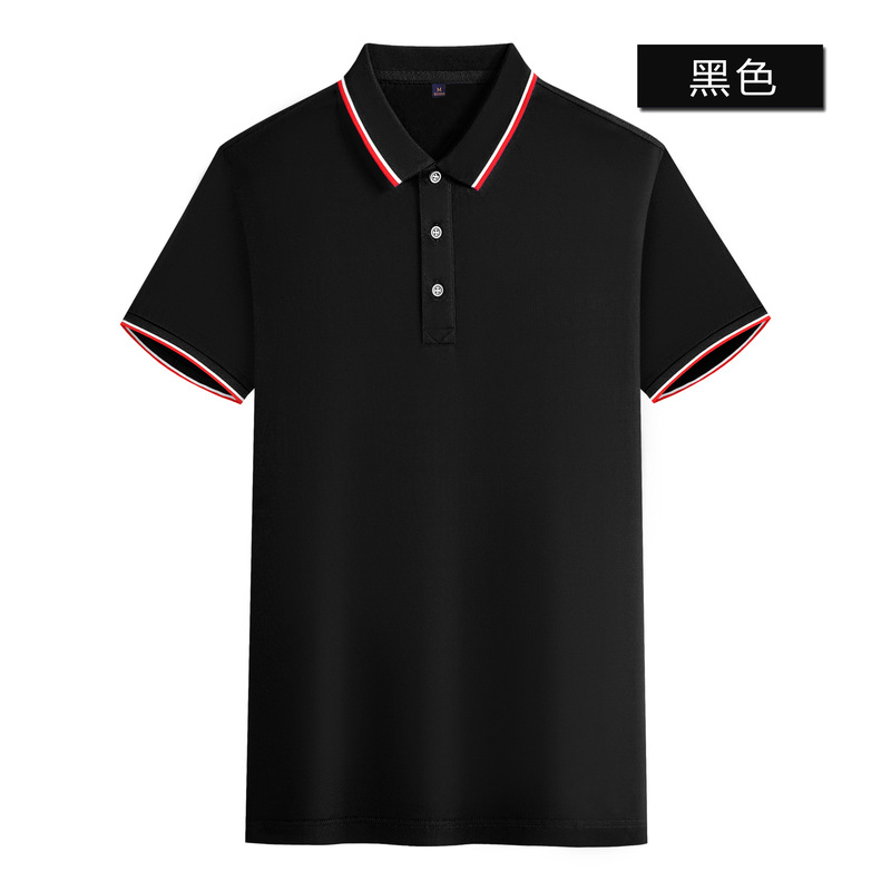 半袖アイスシルクコットンビジネスポロシャツカスタムプリントロゴ男性と女性の作業服広告文化Tシャツカスタム刺繍|undefined