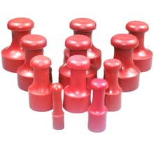 塑料红胶印章材料批发各种规格圆形椭圆形塑胶橡皮章料橡胶图章