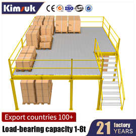 Attic shelves 海外热卖冷轧钢重型阁楼货架多层工业仓储阁楼平台