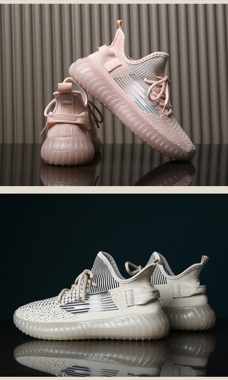 Paar Modellen Kokosnoot Schoenen Vrouwen Zomer Nieuwe Ademende Vliegende Geweven S Ins Koreaanse Versie Van Sport Straat Schieten F_voghion.com