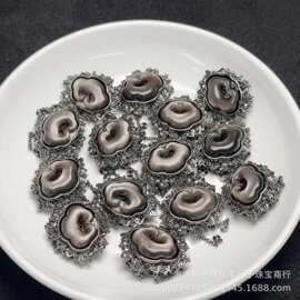 天然银耀石如意锁魔盒颗颗带眼猫眼效应强DIY饰品通孔配件