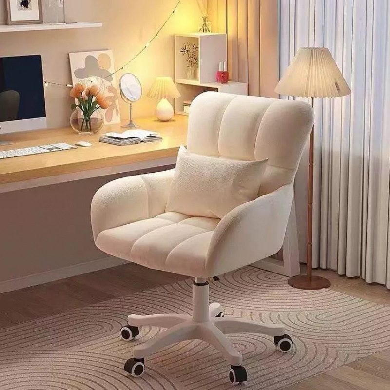Computer Chair Backrest Office Sofa Seat Home Comfortable Sedentary Desk Study Dormitory Student Lift Swivel Chair