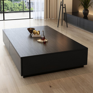 Modern Wasabi style solid wood coffee table living room 2025 new home light luxury high-end small apartment coffee table TV cabinet