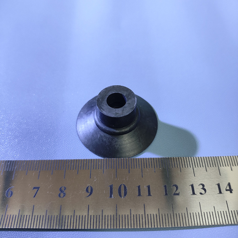 厂家供应蘑菇头吸盘大头吸盘PVC普通黑色平头机械手配件真空吸盘