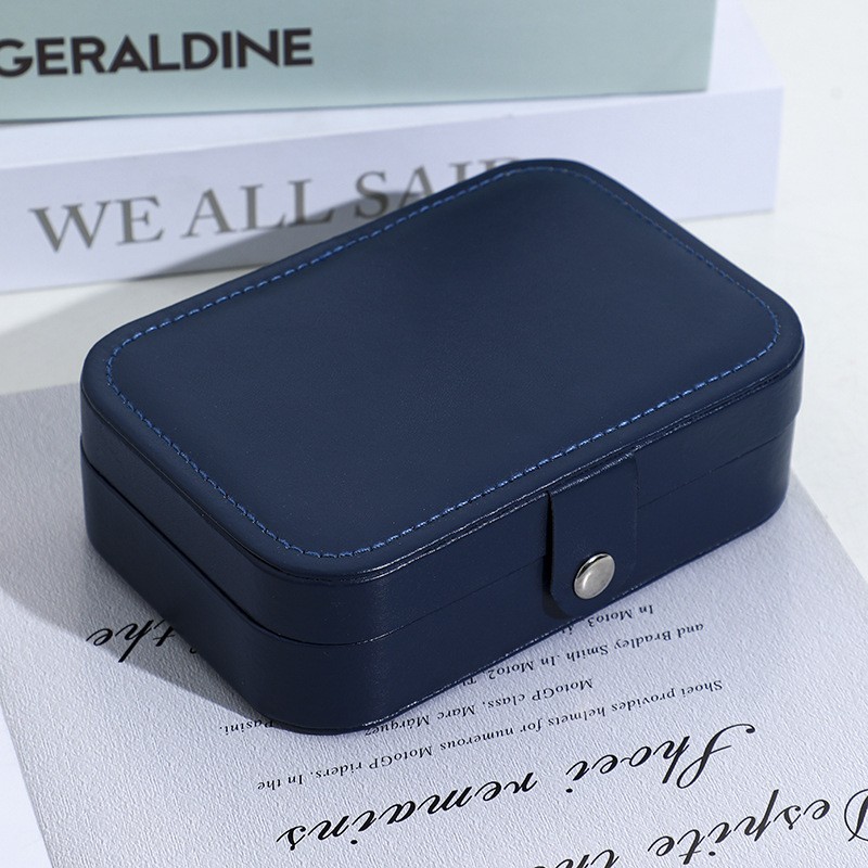 Caja de la joyería caja de almacenamiento 2022 portátil actualizado collar caja de pendientes anillo pendientes de la joyería broche caja