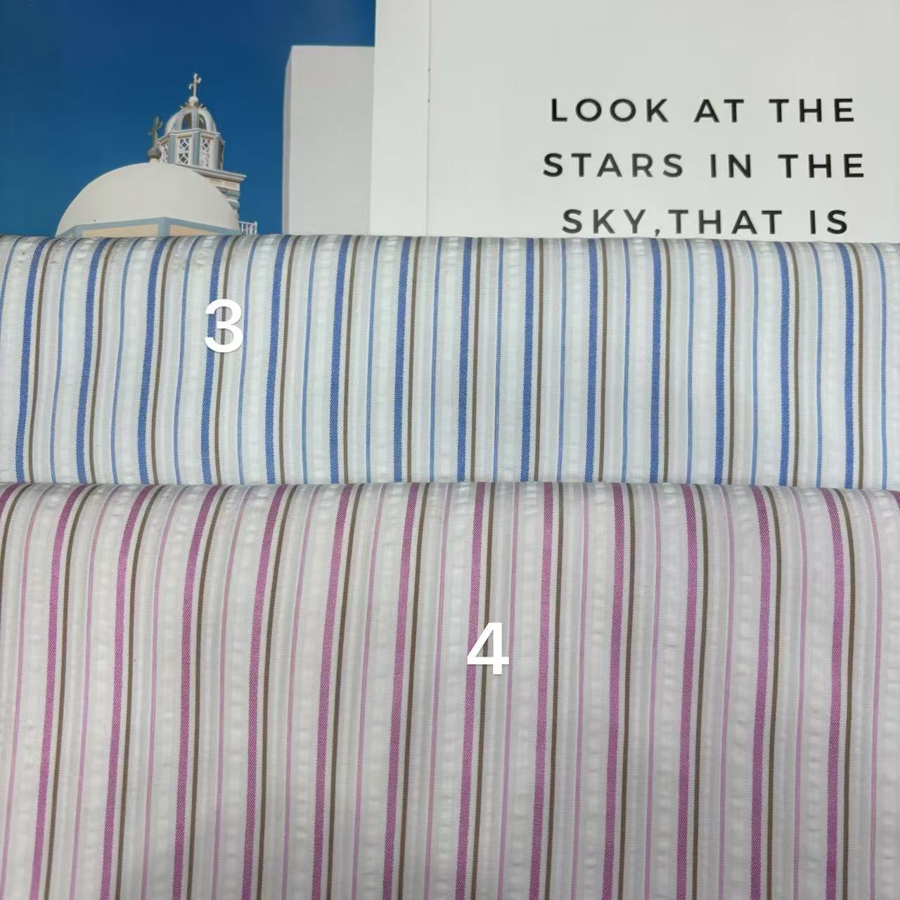 春夏泡泡提花条纹连衣裙吊带衫衬衫外套防晒衣条子抱枕包包帽子条