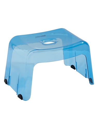 Crystal transparent plastic bathroom small stool children adult household multi-purpose small step stool thick anti-slip ginger tea