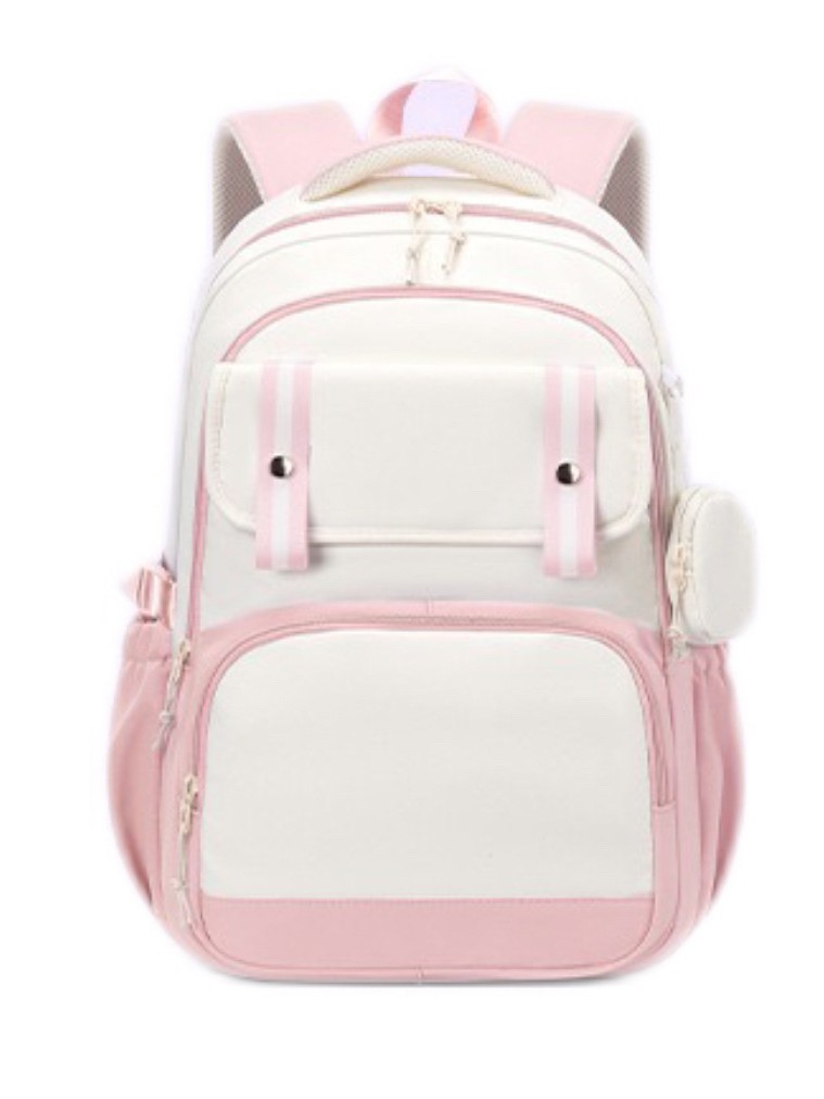 Mochila escolar estilo ins campus mochila para estudiantes de secundaria y preparatoria nuevos hombres y mujeres versión coreana de Harajuku estilo casual tendencia mochila