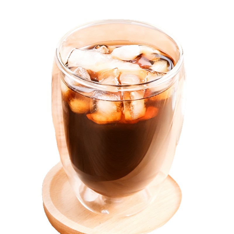 Taza de vidrio resistente al calor, taza de huevo, taza de café, taza de aislamiento térmico, taza de té de leche doméstica, productos transfronterizos de alta borosilicina