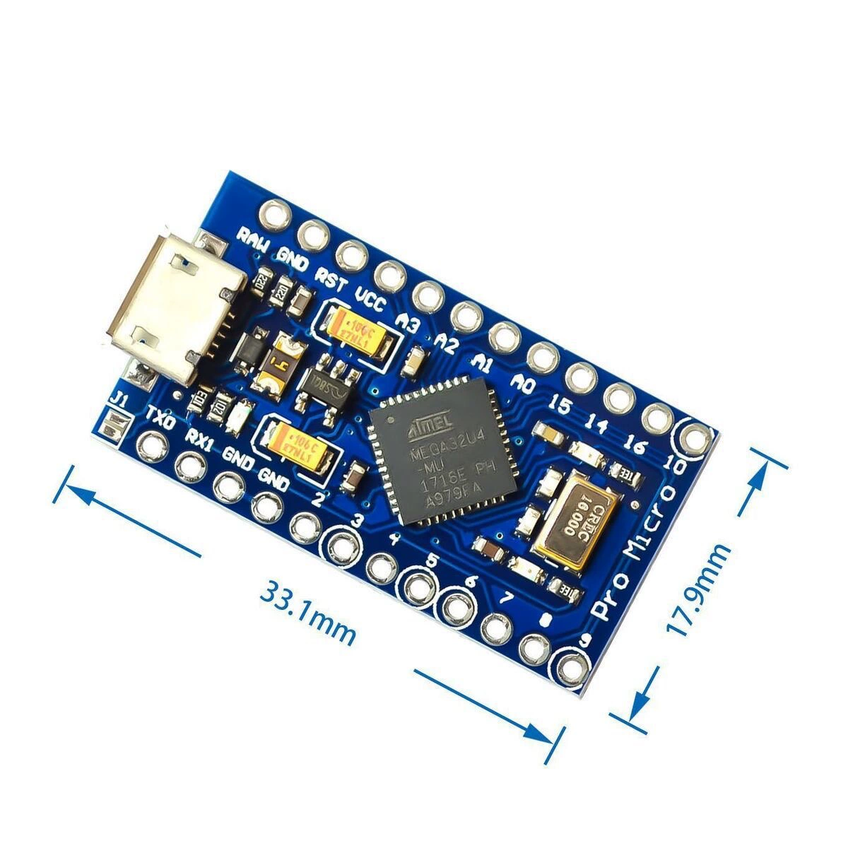 Pro Micro использует ATMEGA32U4 сам USB обновление программы 5V/16M однокристальная микрокомпьютерная платформа