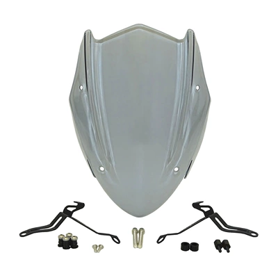 Suitable for Suzuki Motorcycle front windshield - smoke-gray