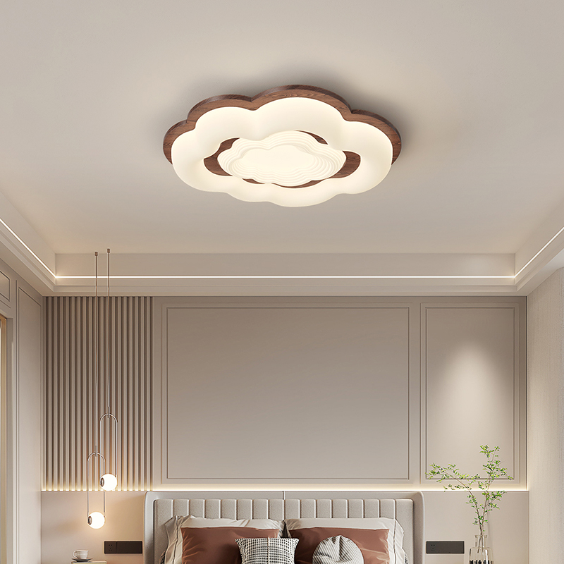 Lámpara de techo de sala de estar Nubes de estilo antiguo Estilo crema de espectro completo Diseñador de protección ocular Nubes creativas Estilo antiguo Zhongshan