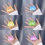 韩系可爱迪士妮学生爱心小熊抓夹儿童发夹中号鲨鱼夹儿童饰品批发